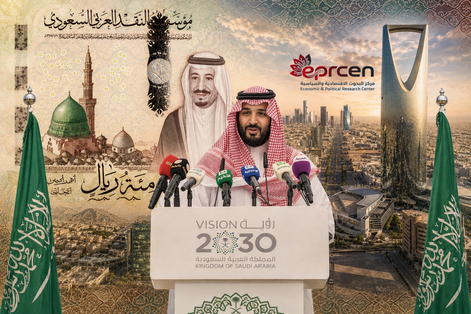من الاقتصاد النفطي إلى المتنوع.. دراسة تحليلية في رؤية السعودية 2030